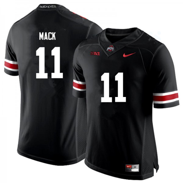 Ohio State Buckeyes #11 Austin Mack Men Official Jersey Black OSU34901